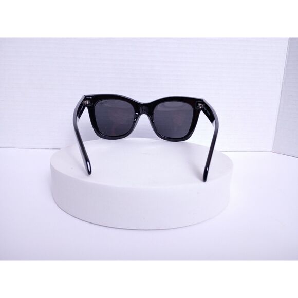 QUAY After Hours 51-23-150 Matte Black Smoke Lens Polarized Square Sunglasses - Picture 6 of 15